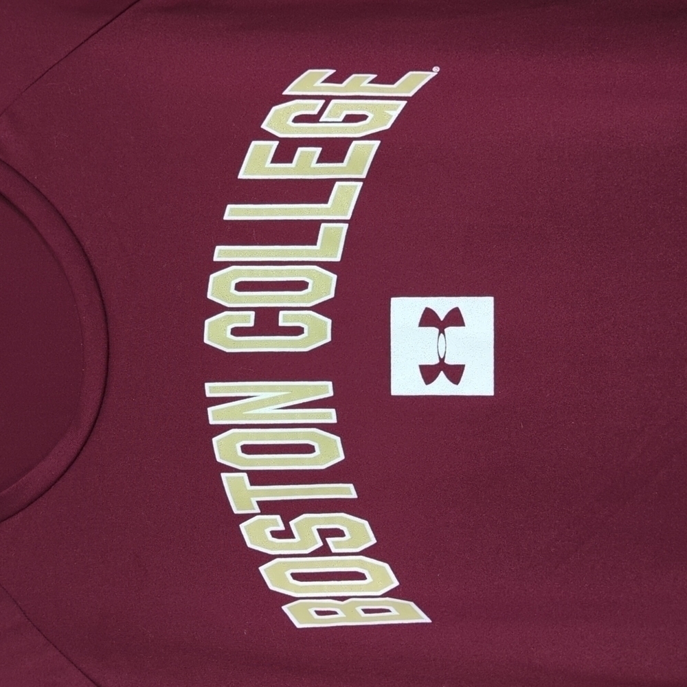 Adidas Boston College Maroon Long Sleeve Top Size 2XL - Picture 5 of 10